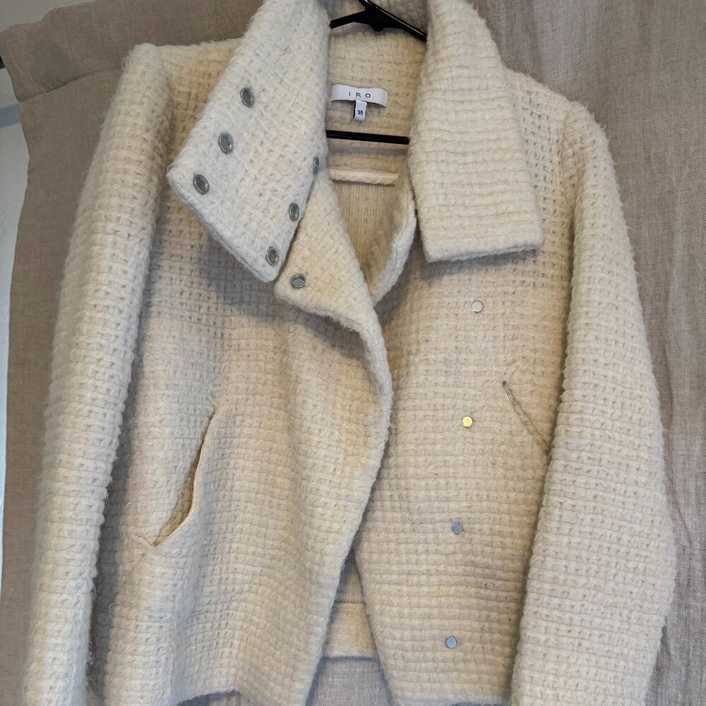 IRO Biker Jacket, Cream